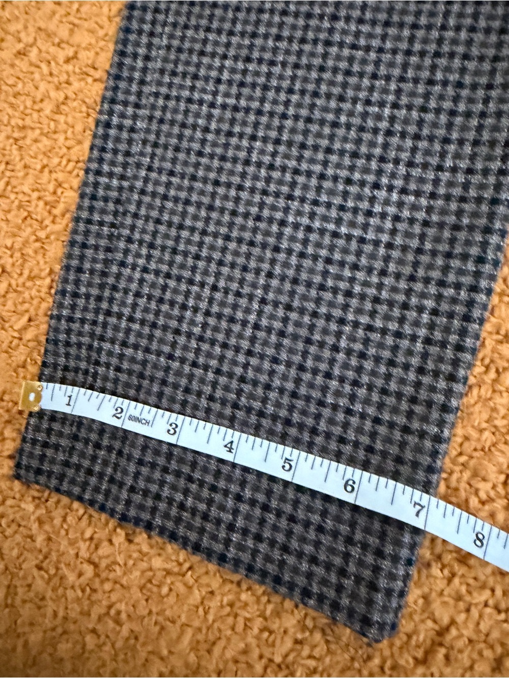 Classic Houndstooth Slim Trousers - Brown, Black & Cream - Picture 6 of 9